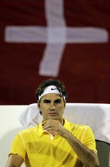 Дубай. Федерер в 1/2 финала сразится с сильнейшим в «дерби» Симон – Гаске