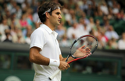 Федерер впервые на Уимблдоне-2010 победил в трех сетах